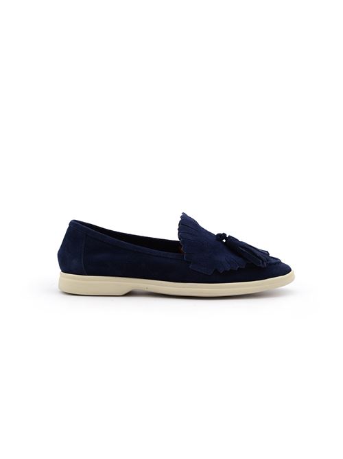 MOCASSINO NAPPINE BLU ZANFRINI | VIA DANTE 16CBLU